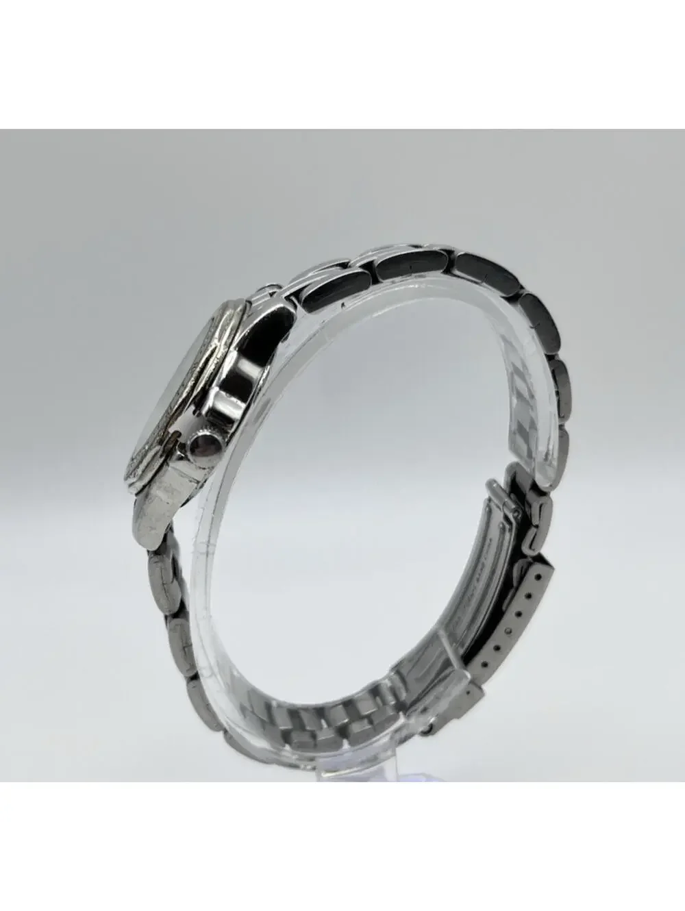 Pulsar Quartz Watch V782-6C60 Women Silver Fixed Bezel Analog New Battery Works